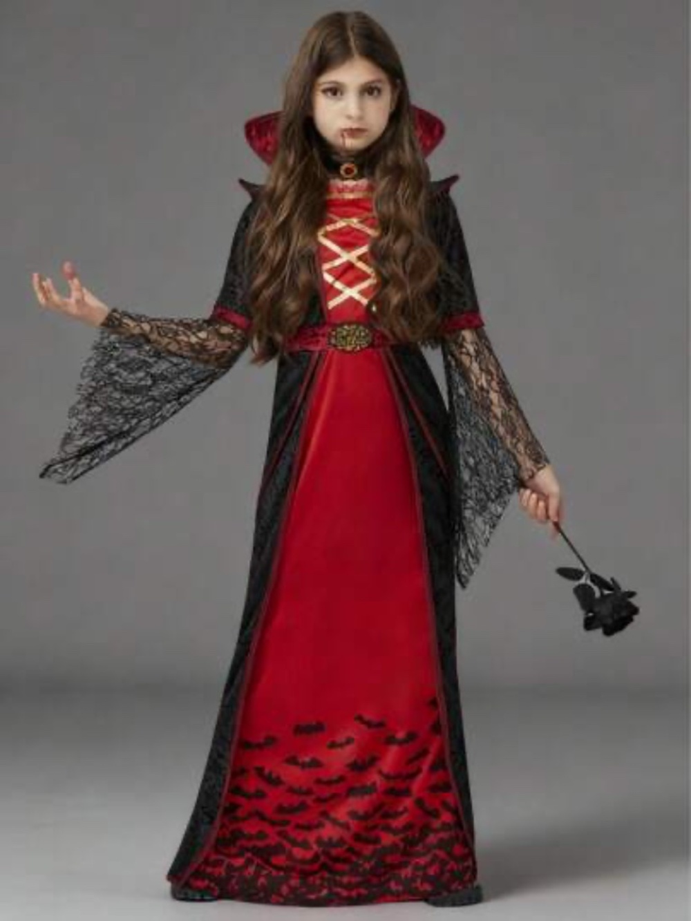 Girls Vampiress Halloween costume